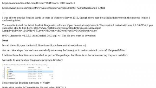 Windows 10 NIC Teaming with Realtek NICs (2 Solutions!!)