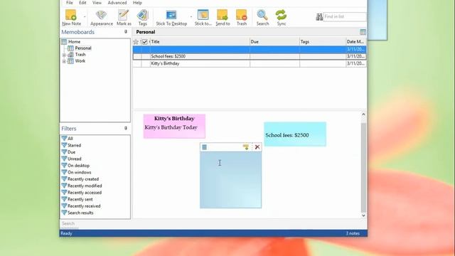 Windows: Organize sticky notes inside folders & tag them for Getting-Things-Done (GTD) in Notezilla смотреть онлайн
