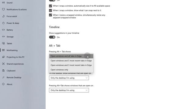 How to Hide Microsoft Edge Tabs in Windows 10 Alt + Tab dialog or limit the number of count of tabs смотреть онлайн