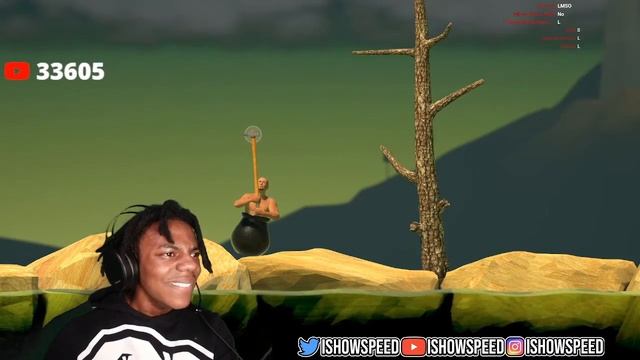 IShowSpeed cries again in getting over it смотреть онлайн