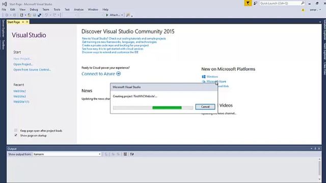 how to make mvc website using visual studio 2015 смотреть онлайн