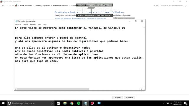 COMO CONFIGURAR EL FIREWALL DE WINDOWS 10 смотреть онлайн