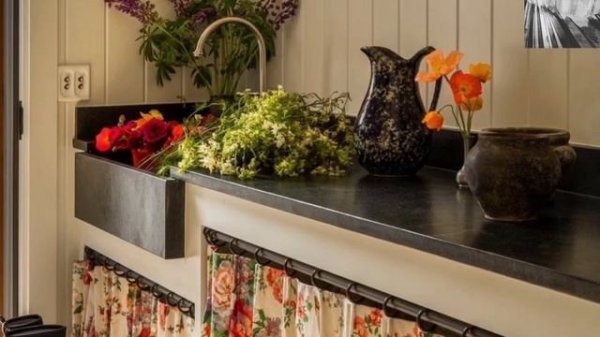 🍁New🍁 ELEGANT Shabby Chic Style Rustic Sheer Curtains For Kitchen | Decorating with Rustic Elegance