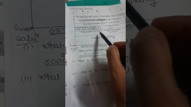 Numerical on TCP header format смотреть онлайн