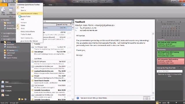 Outlook 2010 Training Part I смотреть онлайн