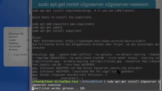 Beispiel-Installation x2goserver-xsession смотреть онлайн
