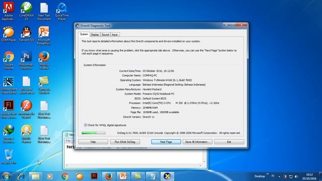 How to Show DirectX Diagnostic Tool On Windows смотреть онлайн