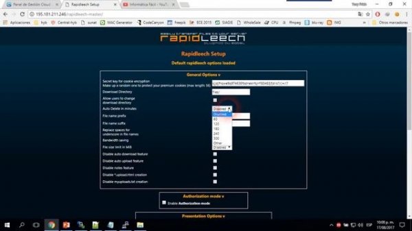 Cómo instalar escritorio remoto y rapidleech de alta velocidad por 1 euro