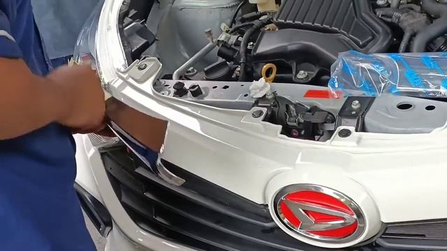 menganti emblem logo daihatsu sigra/calya & ring cover garnis depan dan belakang смотреть онлайн