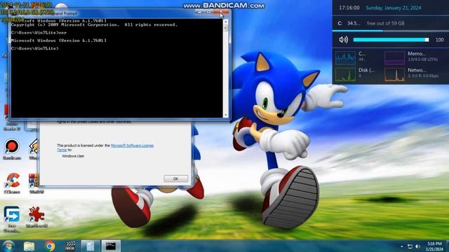Windows 7 Super Lite in VMware Workstation смотреть онлайн