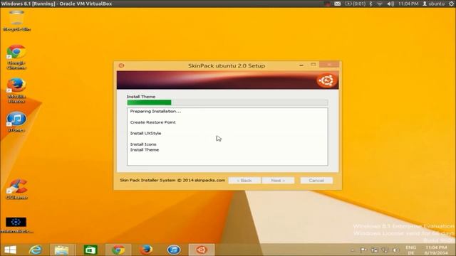 How to make Windows 7/8/8.1 look like Ubuntu Linux using Ubuntu Skin Pack смотреть онлайн