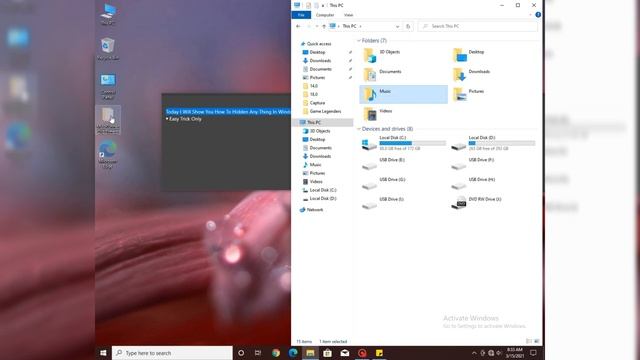 How To Hide Anything On Windows 10 Easy Trick Only смотреть онлайн