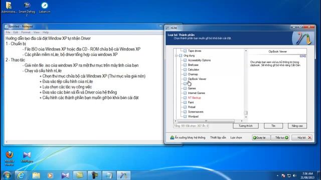 Tạo đĩa cài Windows XP tùy chọn tự nhận Driver - ghostviet.com смотреть онлайн