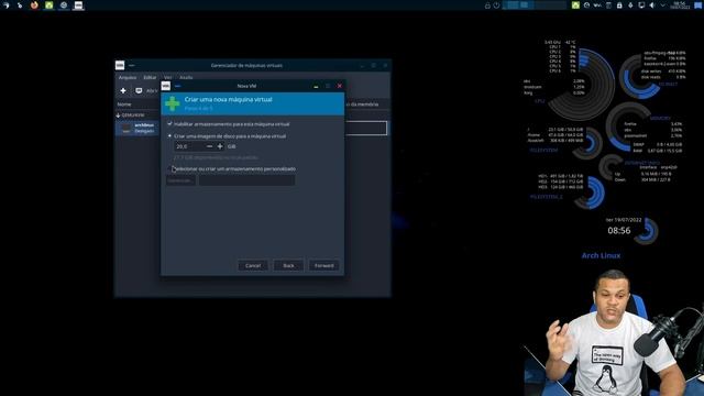 Maquina virtual no Virt-manager Arch linux. #-5 смотреть онлайн