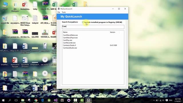 My Quicklaunch - C4W Final Project - C++ win32 api смотреть онлайн