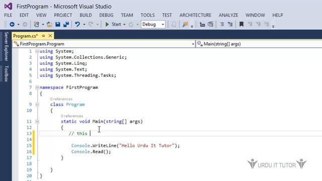 6-C# Tutorial –Overview of Visual Studio смотреть онлайн