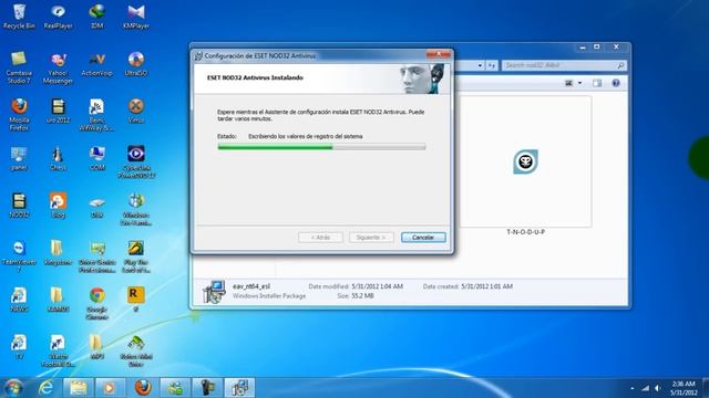 cara install NOD32 anti virus + pacth ( T-N-O-D-U-P ) смотреть онлайн
