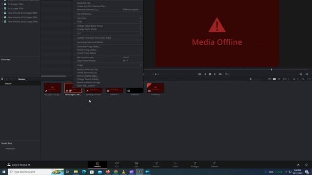 Davinci Resolve Offline Media Error Fix for All Versions 18/17/16/15 2024 смотреть онлайн