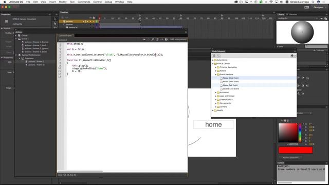 Adobe Animate MovieClip Pop-up Menu (video 3) смотреть онлайн