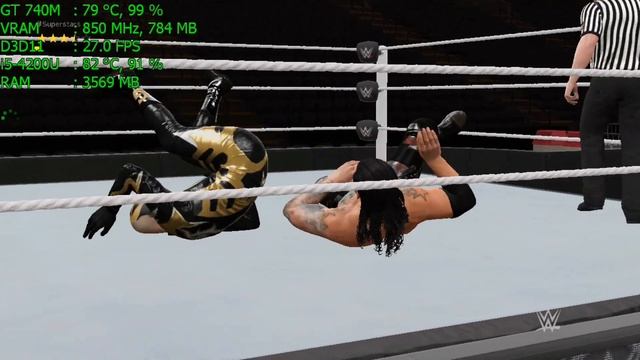 WWE 2k17 (GT 740M/GT 825M/GT 920M | i5 4200u) [Minimum] смотреть онлайн