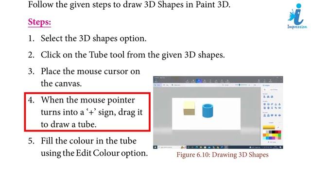 Computer Class 3 Chapter - 6 Using Paint 3D | Impression Publication смотреть онлайн
