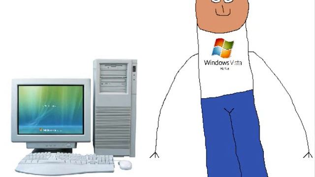 Boy Hates Microsoft Windows Vista Beta Shutdown смотреть онлайн