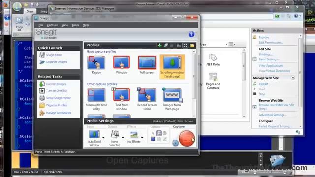 Screen capture Image of a scrolling region смотреть онлайн