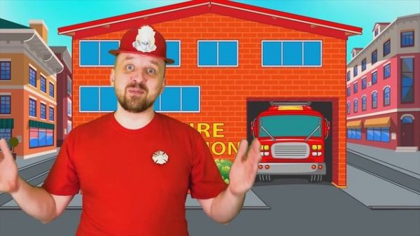 Песенка про пожарного | Firefighters Song Левий Лев