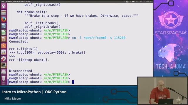 Embedded Programming with µPython - Mike Meyer: OKC Python смотреть онлайн