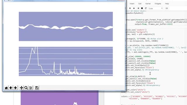 Audio Visualizer with PyAudio смотреть онлайн