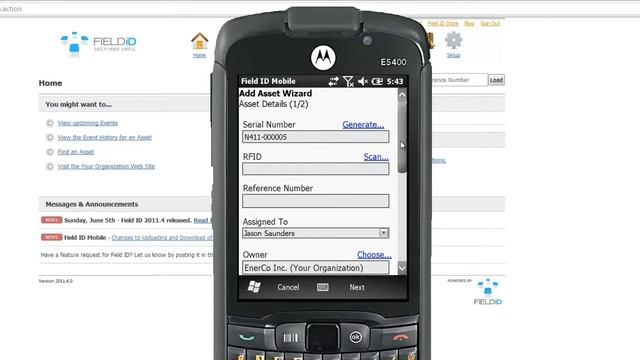 Field ID - Windows Mobile Demo - Asset Identification (3/3) смотреть онлайн