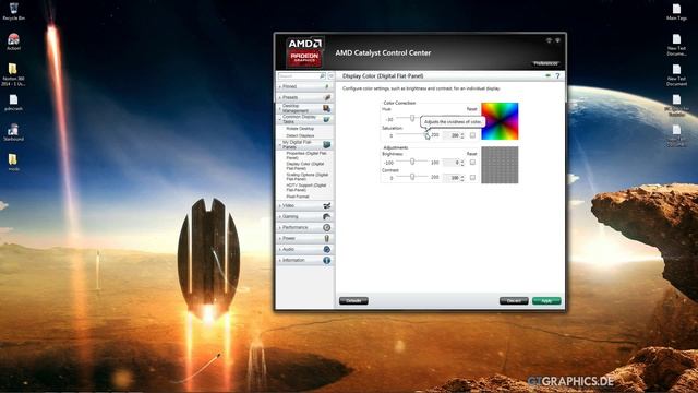 How to Change Screen Color/Brightness and Etc w/ AMD Catalyst Tutorial смотреть онлайн