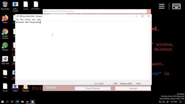 Running Wannacry And Memz Trojan On Windows Server 2022 смотреть онлайн