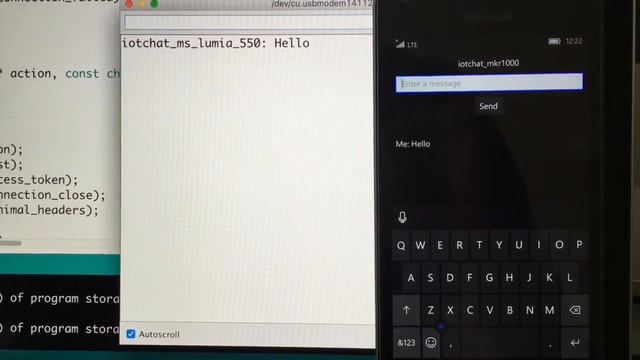 IoT Chat Arduino & UWP Clients смотреть онлайн