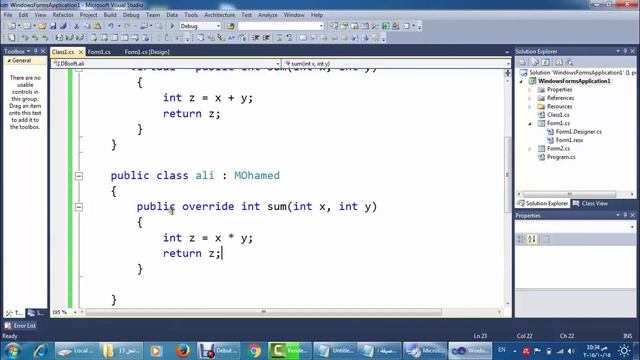 c#.net Tutorial 14 win forms oop level 2 with mohamed fayed смотреть онлайн