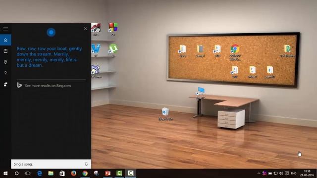 Cortana Singing a song смотреть онлайн
