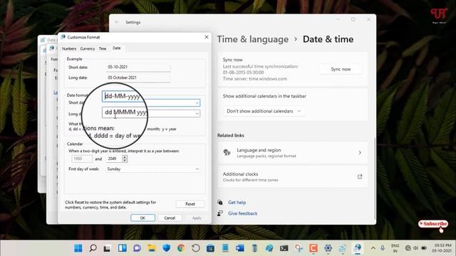 How to add " Day of the Week " alongside of Date in Windows 11 Taskbar ? смотреть онлайн