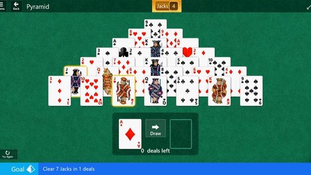 Windows 10 Anniversary: Pyramid\Hard - Clear 7 Jacks in 1 deal смотреть онлайн