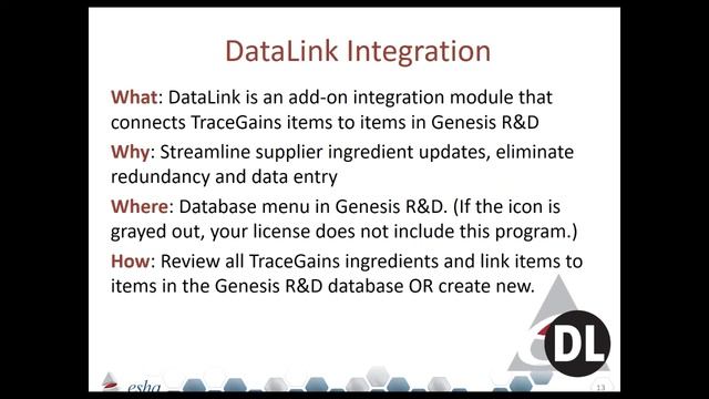 Genesis R&D Food Version 11.4 Overview Webinar смотреть онлайн