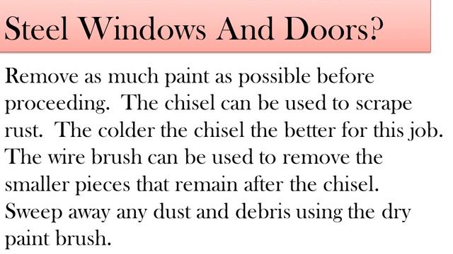 How To Remove Rust From Steel Windows And Doors? смотреть онлайн