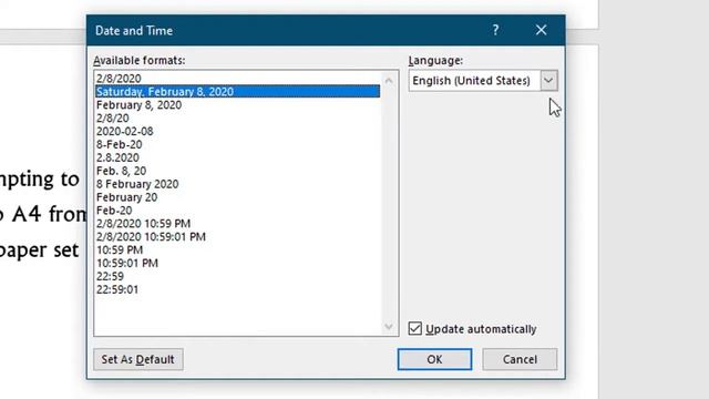 how to add date and time in ms word - word 2016 смотреть онлайн
