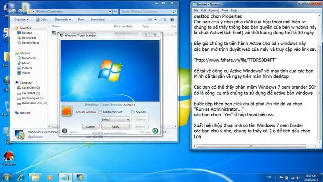 Hướng Dẫn Active Windows 7 Ultimate - ghostviet.com смотреть онлайн