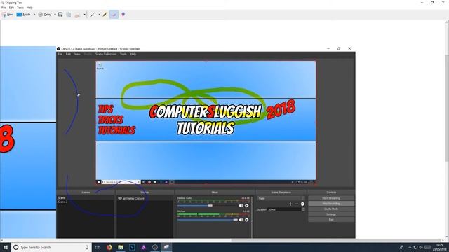 How To Use Windows 10 Snipping Tool Tutorial | Take Screenshots In Windows 10 Easy смотреть онлайн
