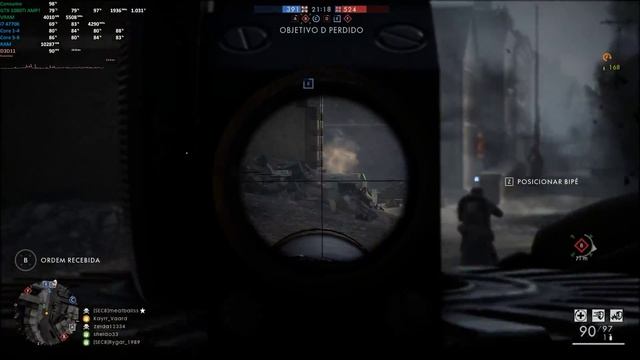 Battlefield 1 1440p Multiplayer - GTX 1080Ti AMP! Edition 11GB / i7 4770K @4.3GHZ смотреть онлайн