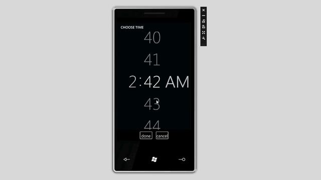 Windows Phone 7 - Spinner UI смотреть онлайн