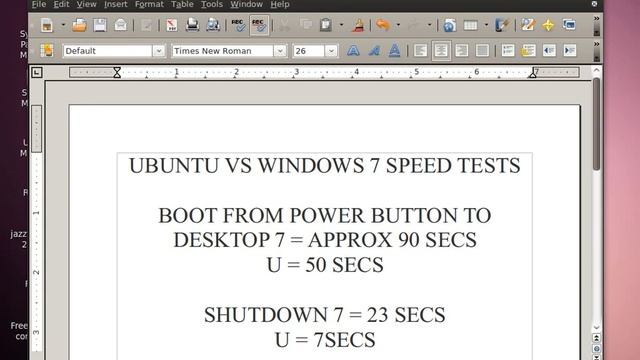 Ubuntu vs Windows 7 Speed Tests смотреть онлайн