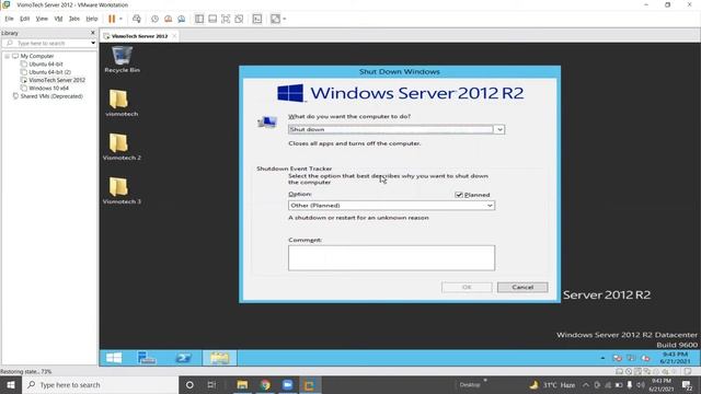 Shutdown Windows Server R2 2012 | Shutdown Server Properly | смотреть онлайн