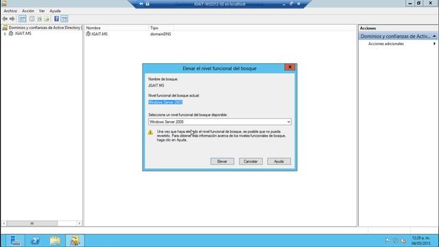 Migrar dominio WS2003 a Windows Server 2012 Elevar niveles funcionales a Windows Server 2012 смотреть онлайн