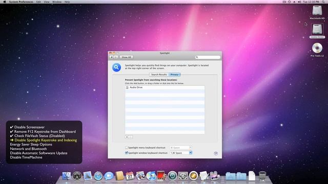 Pro Tools® 8 Optimizations Mac OS X 10.6 - Pro Tools Customer Service смотреть онлайн