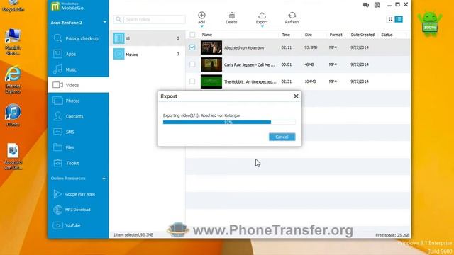 How to Backup Videos from Asus ZenFone 2 to PC, Export ZenFone 5 Movies to Computer смотреть онлайн